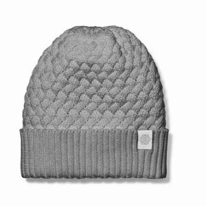 NEW Boll & Branch ORGANIC Gray Knit Beanie Hat NWT